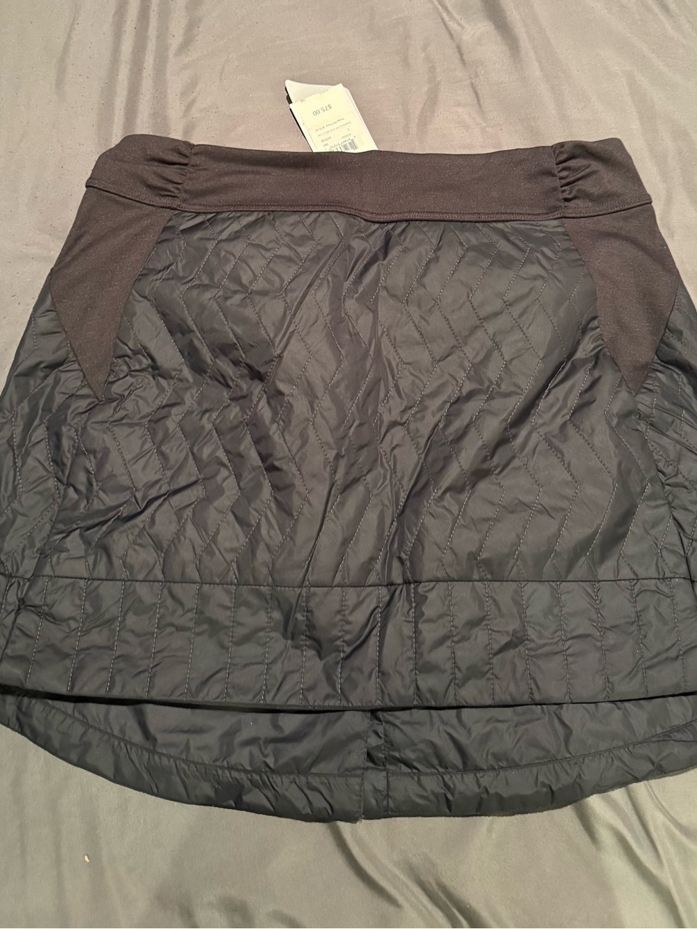 Mountain Hardwear Black Quilted insulated Mini Skirt